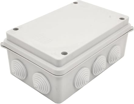 Waterdichte Aansluitdoos voor Buiten | Elektrische Box met Conus | 220x170x105 mm