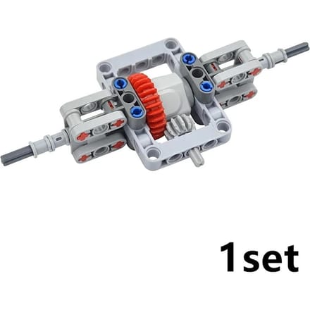 MIJN EIGEN CREATIE Tech Differentieel Bouwstenen Mechanisch Speelgoed High Tech Component Differentieel Tandwielen Montage Inclusief 6573 62821 65414