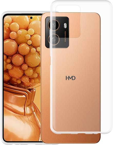 Cazy hoesje geschikt voor HMD Pulse+ Hoesje Siliconen - Flexibele Case - Transparant