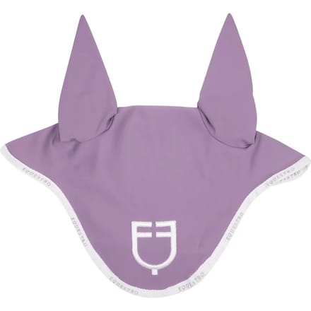 Korte muts van technische stof met logo Equestro