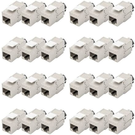 Digitus DN-93617-24 RJ45-inbouwmodule Keystone CAT 6A 24 stuk(s)