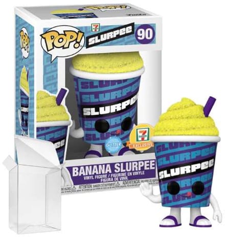 Funko Pop! Slurpee: Banana Slurpee #90 Glitter 7eleven Exclusive