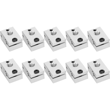 10 stuks Aluminium Verwarmingsblok PT100 Sensor voor V6 3D Printer Verwarmer Nozzle Accessoires white