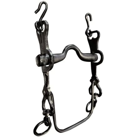 Roestvrijstalen Spaanse bit voor paard Zaldi 5/8 nº2C