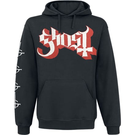 Ghost Trui met capuchon - Papa Ring - S tot XXL - voor Mannen - zwart