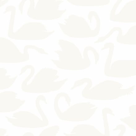 Origin Wallcoverings behang zwanen glanzend wit - 347707 - 0,53 x 10,05 m