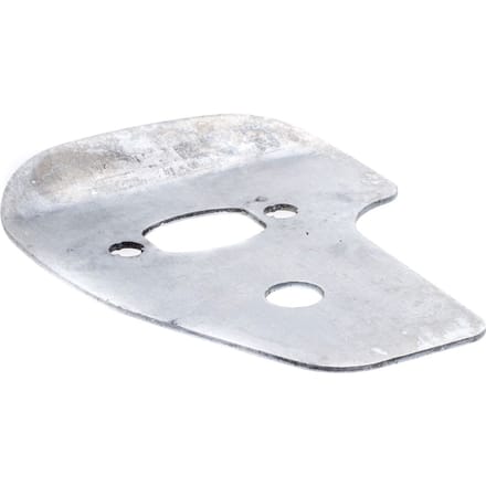 Muffler back plate