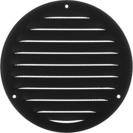 Rond Ventilatierooster 125mm - Aluminium met Insectengaas - Luchtrooster voor Efficiente Ventilatie