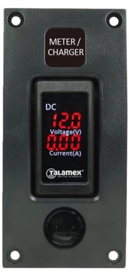 add-on paneel Volt-/amperemeter