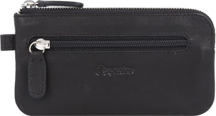 Esquire Viktoria Sleuteletui Leer 12 cm - schwarz