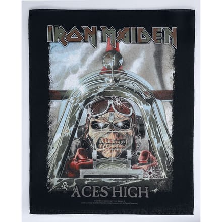 Iron Maiden Aces High Unisex Embleem - meerkleurig - Standard