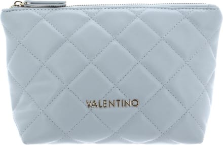 VALENTINO Toilettas Ocarina Soft Cosmetic Case Perla Grijs