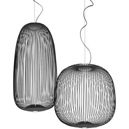 Foscarini Spokes 2 Hanglamp - zwart - dimbaar - normaal