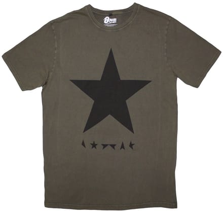 David Bowie - Blackstar Heren T-shirt - 2XL - Groen