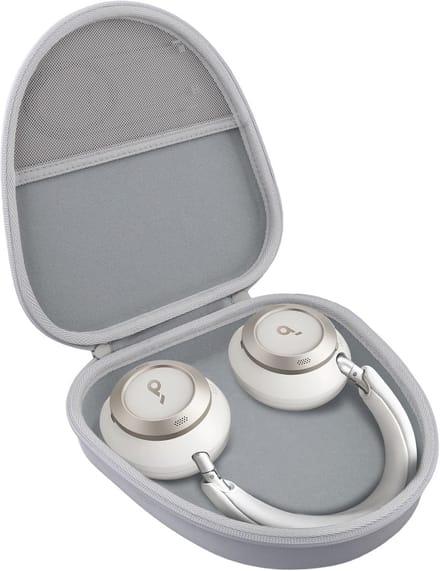 Hard Protective Case voor Noise Cancelling Hoofdtelefoon - Wit