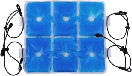 Gel Koelcompress - Herbruikbaar IJsblok - Snelle Verkoeling - Flexibel Ontwerp - 25 x 22 cm - Blauw