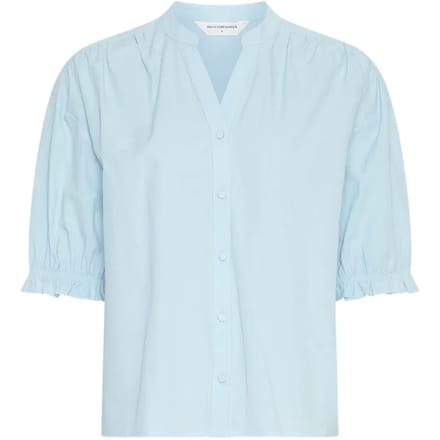MSCH Copenhagen Mschmarca Dotten 2 4 Shirt Dames - Jurken - Lichtblauw - Maat S