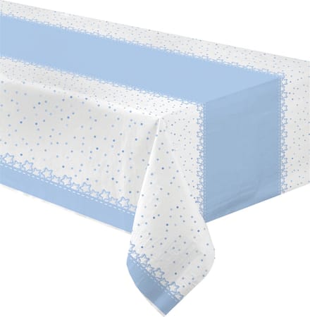 BIGIEMME SRL - Blauwe sterren tafelkleed 120 x 180 cm