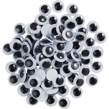 VBS Wiebeloogjes om op te plakken "Rond", 8 mm, 100 stuks