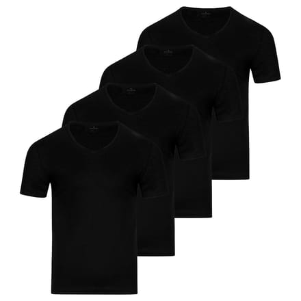 RAGMAN Heren onder t-shirts 4 pack Basic