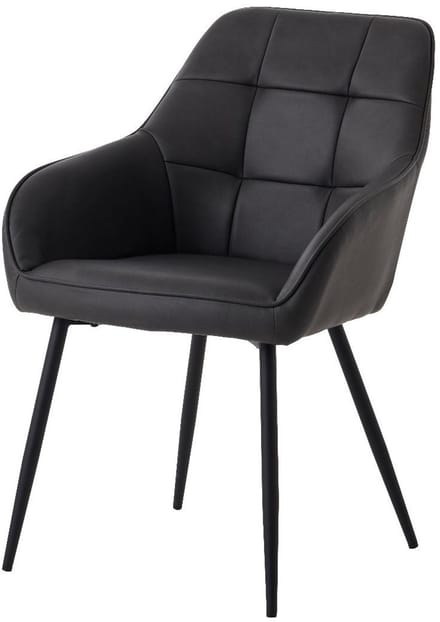 Nordic Home - Angelo armstoel pu-leer - donkergrijs