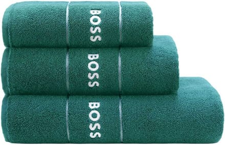 Hugo Boss handdoek - Plain - Everglade - 50x100 cm