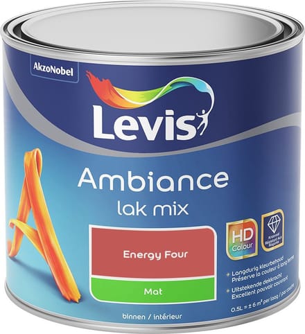 Levis - Ambiance Lak Mat Mix - Energy Four - Mengverf - 0,5 L