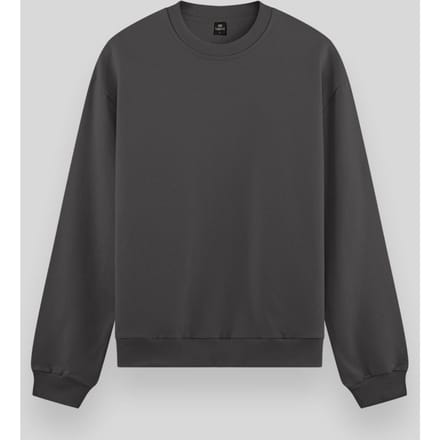 Heren Effen Rundhals Sweatshirt