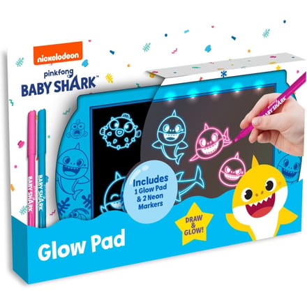 Baby Shark magisch tekenbord Glow in the dark