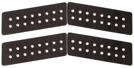 Ocean & Earth Boomerang Surf Traction Pad 4 Eenheden Zwart
