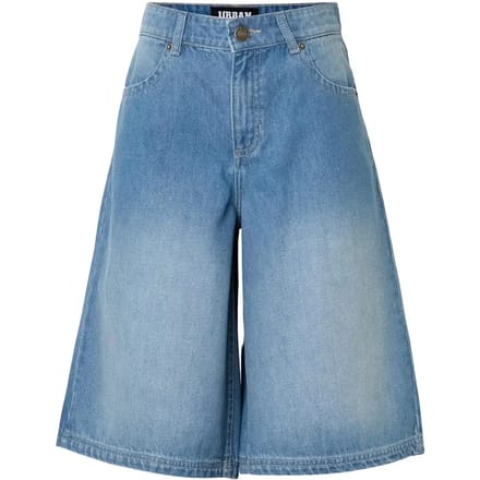 Urban Classics Ladies Denim Bermuda Dames Shorts - blauw - 27