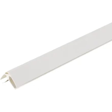 Dumaplast Hoekprofiel - Pvc Wit - 30x30x3mm 2,6m
