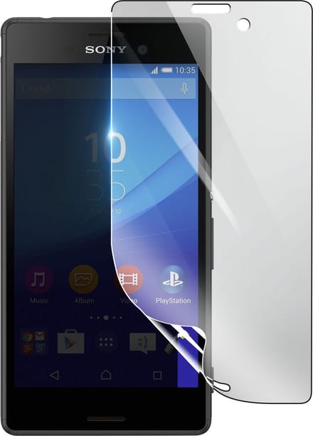 3mk, Geschikt voor Sony Xperia M4 Aqua, Schokbestendige Hydrogel Screenprotector, Transparant