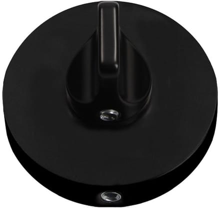 Gamet - Toiletslot Rozet - Zwart Mat - Rond