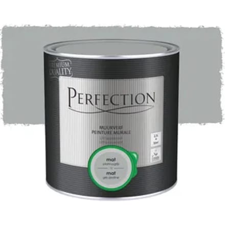 Perfection Ultradekkend Muurverf - Mat - Platinagrijs - 2,5l