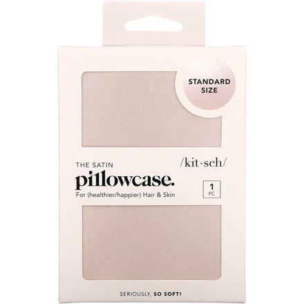 Kitsch, satijnen kussensloop, standaardmaat, blusher, 1 type