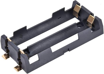 Batterij Houder - Opslag Box - DIY Projecten - Stabiele Constructie - 2 Stuks - Zwart