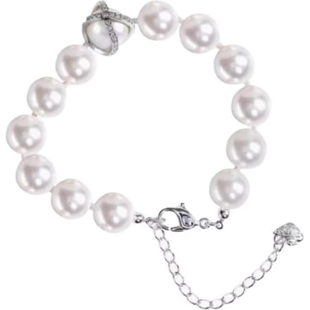 Swarovski Kristal Armbanden Dames Wit 5048084 White|F|Box+Shopping Bag (Random Color) blue