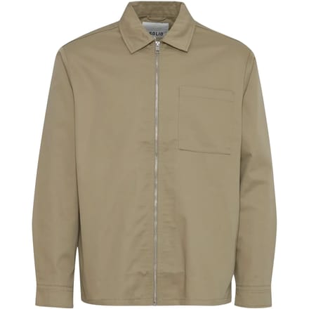 Lange mouwen ritsoverhemd Solid Elon