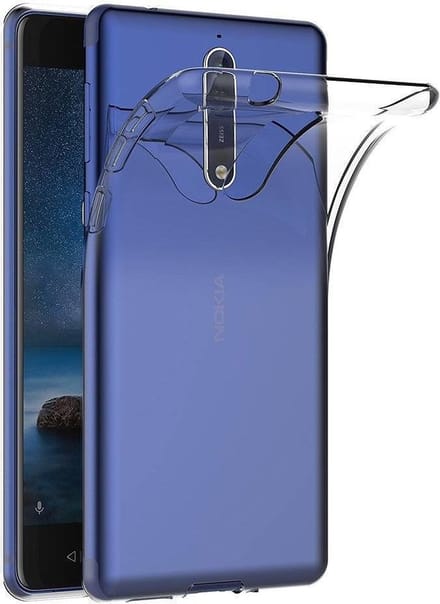 Transparant TPU Siliconen Backcover Hoesje Geschikt voor Nokia 8