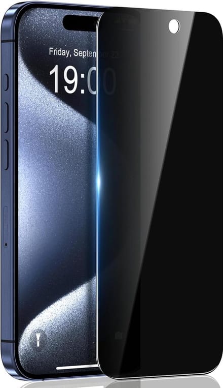 iPhone 15Pro max Privacy Tempered Glass Full Coverage