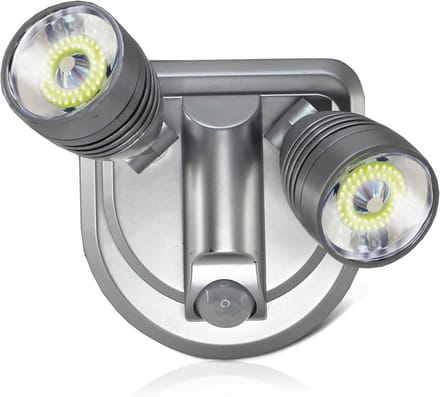Verstelbare Dubbele Buitenlamp met Bewegingsmelder 500 Lumen LED