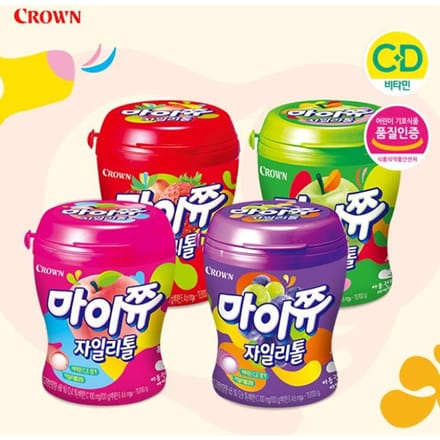 Couronne My Chew Xylitol 110g (5 quantités différentes) Grape 1Pack