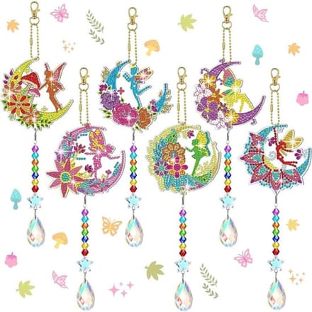 Vt products - Diamant schilderij sleutelhangers - 5D DIY kunst