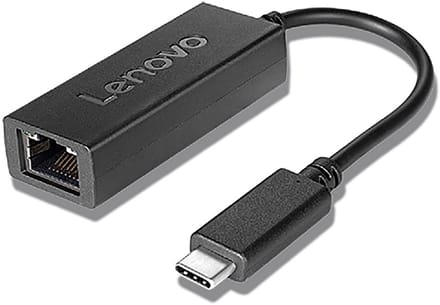 Lenovo USB-C, Netwerk Adapter [1x USB-C stekker - 1x RJ45-bus] Lenovo USB-C to Ethernet Adapter - Netzwerkadapter
