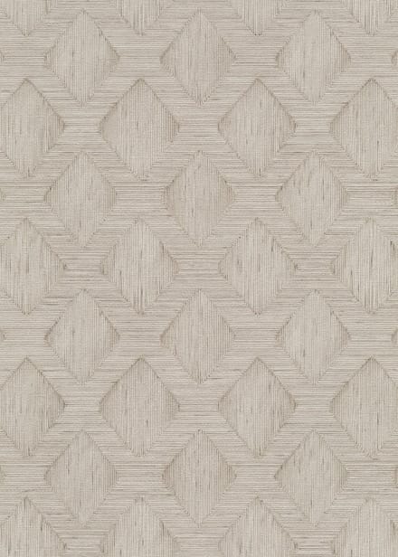 Erismann Vinylbehang 10509-02 - Floralie - Grafisch Wit - 53cm x 10.05m