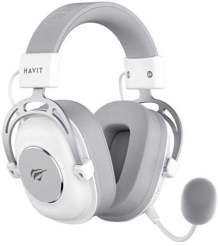 Havit H2002YG - Gaming Headset - Draadloos & Bekabeld - Wit & Grijs