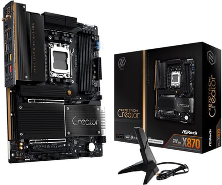 ASRock X870 Taichi Creator – ATX Moederbord – AMD X870 – Socket AM5 – DDR5 – PCIe 5.0 – USB4 – 10GbE LAN