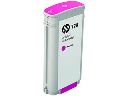 Inktcartridge hp f9j66a 728 rood