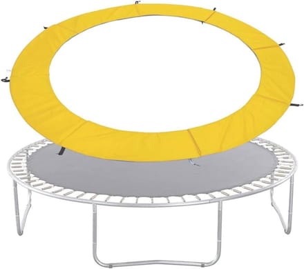Trampoline Randhoes - Veiligheidsmat - Trampoline Veiligheid - Waterdicht UV-bestendig - 8FT - Geel